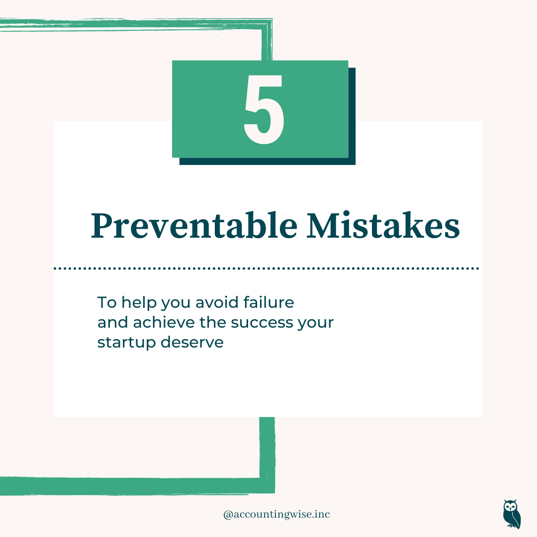 5 common business and mistakes startups to avoid